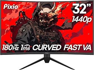Pixio PXC328 32-inch 180Hz QHD Curved Gaming Monitor Review