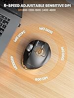 SABLUTE Wireless Trackball Mouse — image 5