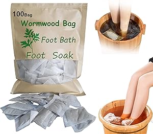 AMTOOCH Mugwort Herb Foot Soak Powder 100 Bags Review