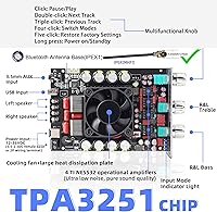 DAMGOO 440W Audio Amplifier Board with Bluetooth 5.2 and Treble/Bass Control — image 2