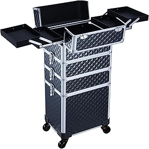 Faquenc Rolling Makeup Case with Wheels Review