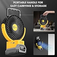 ohyes DW-08 Cordless Jobsite Fan — image 6