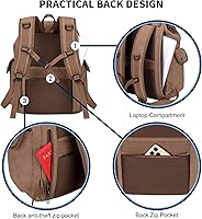 WITZMAN A8004 Canvas Backpack for Men — image 6