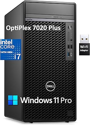 Dell OptiPlex 7020 Plus Tower Desktop PC, 14th Gen Intel Core i7-14700, 64GB RAM, 2TB SSD