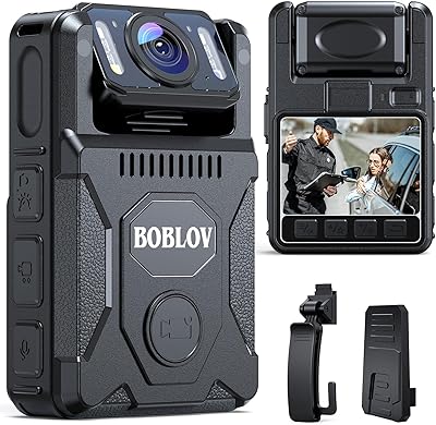 BOBLOV M7 128GB Body Worn Camera