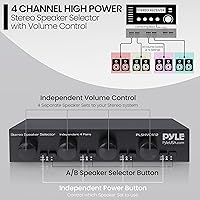Pyle PLSHVC412 4-Channel Stereo Speaker Selector — image 2