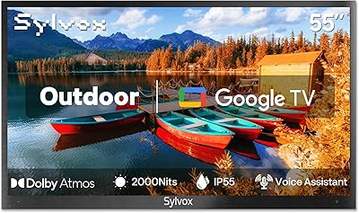 SYLVOX 55” Outdoor Smart TV