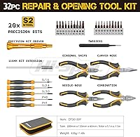 Hi-Spec 32pc Electronics Repair & Opening Tool Kit — image 2