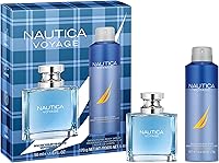 Nautica Voyage Giftset 1.7oz EDT + 6oz Deodorizing Body Spray — image 1