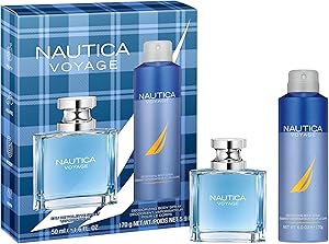 Nautica Voyage Giftset 1.7oz EDT + 6oz Deodorizing Body Spray Review