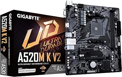 GIGABYTE A520M K V2 Motherboard