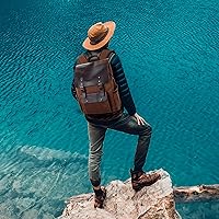 Modoker Waxed Canvas Backpack 15.6 Inch — image 7