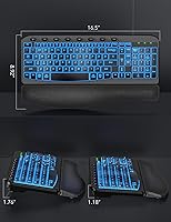 SABLUTE Ergonomic Keyboard KG812B — image 9