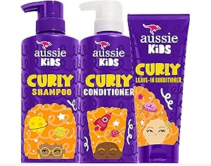 Aussie Kids Shampoo, Conditioner, and Leave-in Conditioner Bundle for Curly Hair Review