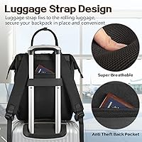 JCDOBEST Insulated Lunch Bag Backpack with USB Port, 15.6 Inch Laptop Compartment — image 7