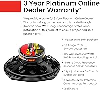 BOSS Audio Systems CH6950 6 x 9 Inch 5-Way Car Speakers — image 3