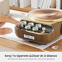 FREEFISH Retro Portable CD Player with Bluetooth, FM Radio, Dual Speakers — image 7