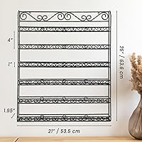 PANA 6 Tier Wall Mounted Metal Rack Shelf — image 4