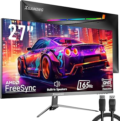 memzuoix 27-Inch QHD Gaming Monitor