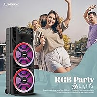 Audiobox ABX-214R Dual 12″ Portable Bluetooth Speaker — image 4