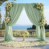 Suppromo Sage Green Backdrop Curtain 10ft x 10ft — image 8