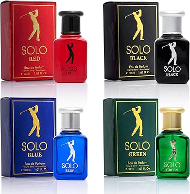 NovoGlow Solo 4-Piece Mini Fragrance Set for Men 30mL