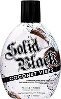 Millennium Tanning Solid Black Coconut Vibes Dark Tanning Lotion 13.5oz — image 1