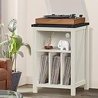 Joaxswe Record Player Stand with Vinyl Record Storage — image 5