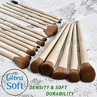LORYP 18-Piece Makeup Brush Set Khaki — image 5