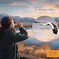 VULNESS 8X21 Compact Binoculars — image 2