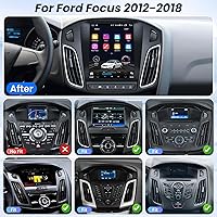 Jufodrca 10.4-inch Car Stereo for Ford Focus 2012-2018 with Wireless CarPlay & Android Auto — image 2