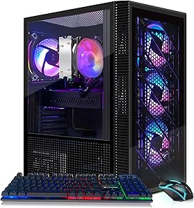 STGAubron Gaming PC Desktop, Ryzen 5 5500, Radeon RX 580 8GB, 16GB RAM, 512GB SSD Review