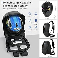 Motorcycle LED Backpack with Programmable Display — image 3
