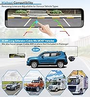 PORMIDO Triple 12″ Mirror Dash Cam D50 — image 6