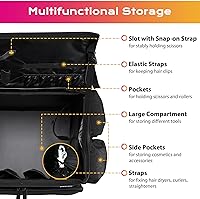 BYOOTIQUE Rolling Makeup Train Case, Black — image 5
