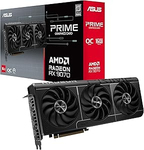 ASUS Prime Radeon RX 9070 OC Edition Graphics Card 16GB