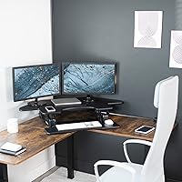 VIVO DESK-V000VC 43-Inch Corner Height Adjustable Desk Converter — image 8