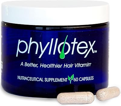 Phyllotex Hair Growth Vitamins for Women & Men, 1 Month Supply