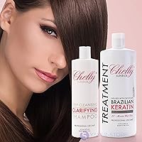 Chelly Brazilian Keratin Treatment Chocolate & Clarifying Shampoo Combo 32oz + 16oz — image 1