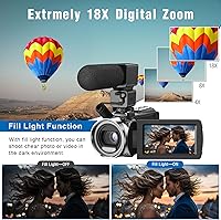 Rawiemy Video Camera Camcorder FHD 1080P 36MP — image 6