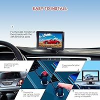 YIMU Backup Camera System K4302 — image 2