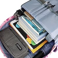 LI-LOVE Pink Unicorn Backpack for Girls — image 5