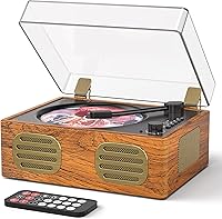 MANGOSTAN CD-005-BR Portable Retro CD Player — image 1