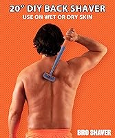 BroShaver 3.0 DIY Back & Body Hair Trimmer Gray — image 3