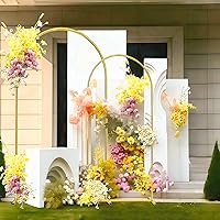Rtshuok 6FT Gold Metal Arch Backdrop Stand — image 7