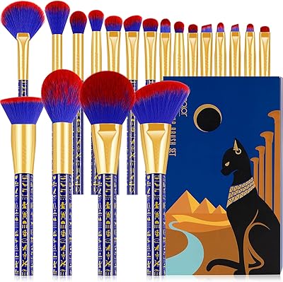Docolor 19-Piece Ancient Egyptian Makeup Brush Set