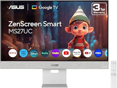 ASUS ZenScreen MS27UC 27-inch 4K USB-C Smart Monitor