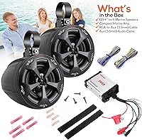 Pyle PLUTV42CH Marine Speakers with Amplifier — image 7
