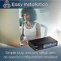 TRENDnet TEG-S17D 16-Port Gigabit Desktop Switch — image 3