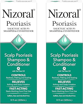 Nizoral Psoriasis Shampoo & Conditioner, 11oz (Pack of 2)